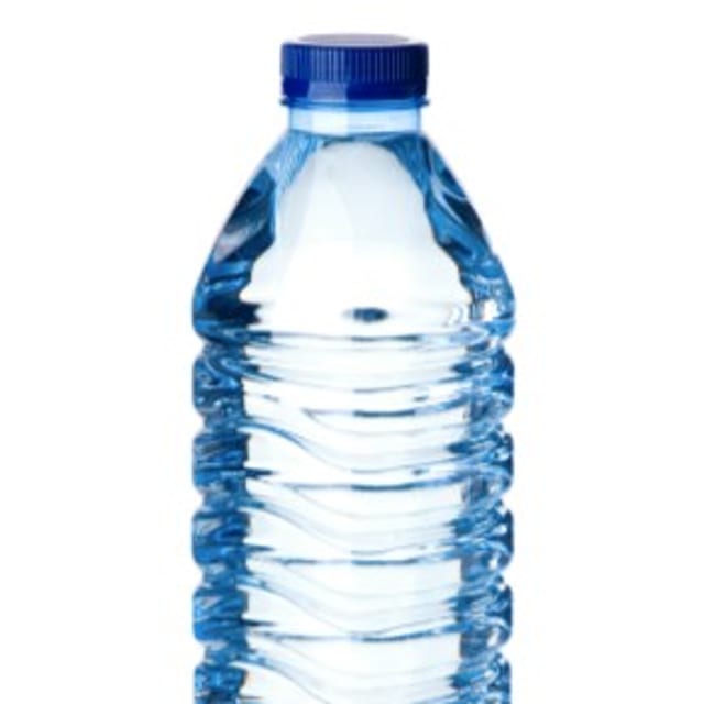 BOTTLE OF WATER.